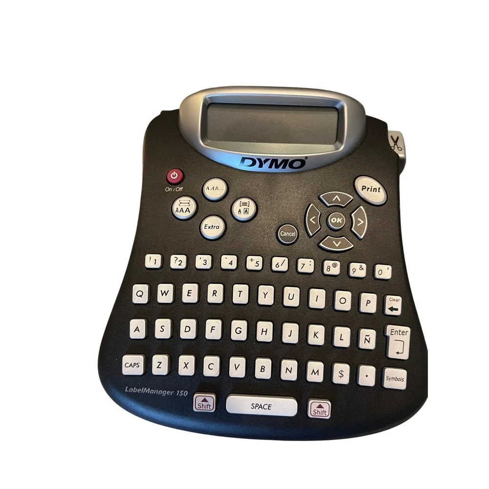 Dymo LabelManager 150 Handheld Label Maker Black Silver QWERTY Tested No Tape‎